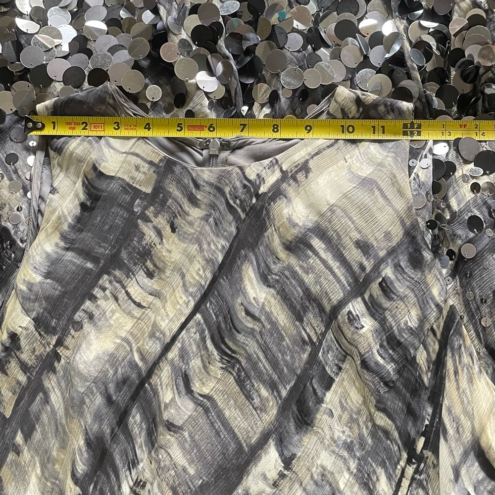 Carmen Marc Valvo Glitzy Party Dress -Wedding Guest Wow -Cocktail Party -Size 8 - Picture 9 of 16